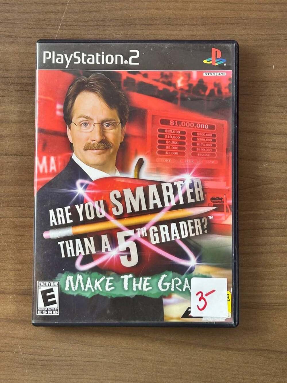 Are You Smarter Than a 5th Grader? Make the Grade PS2 Game Disc & Case